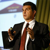 keynote speaker Joan Laporta